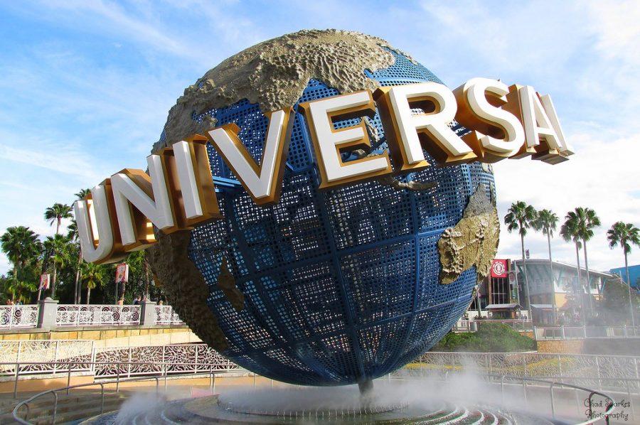 Universal logo at the Orlando theme park.