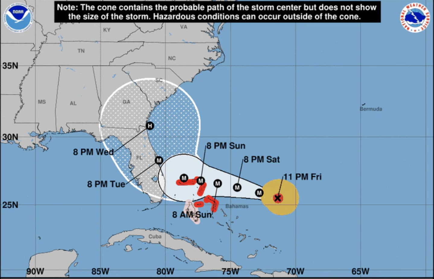 Photo courtesy of the National Hurricane Center