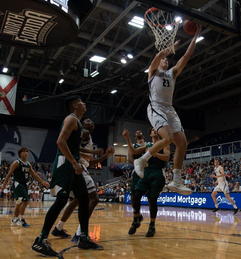 Carter Hendricksen scored 21 points in the win over JU.