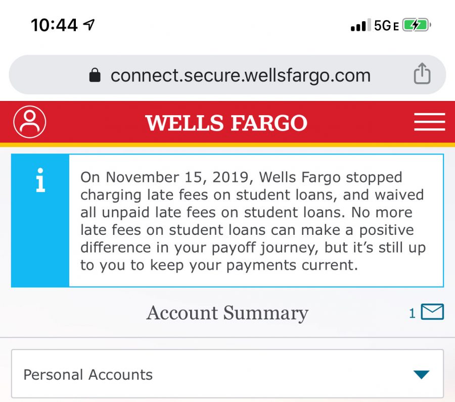 Wells Fargo is dropping late fees for student loans