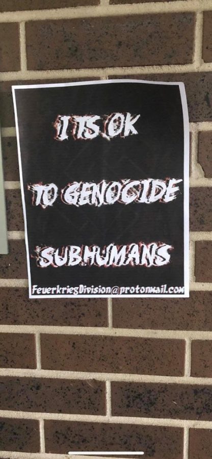 A student shared a photo of this flyer to Reddit, saying it was found outside of Chick-fil-A on UNFs campus.