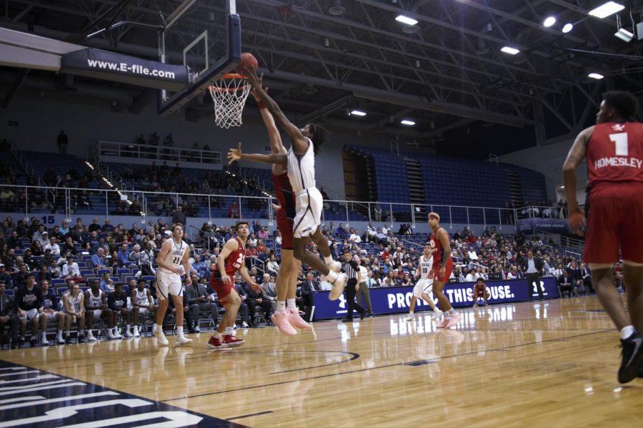 Wajid Aminu led the Ospreys in scoring with 21 points in their last game against JU. 