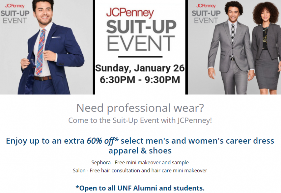 JCPenny Suit-Up Event, Spring 2020.
