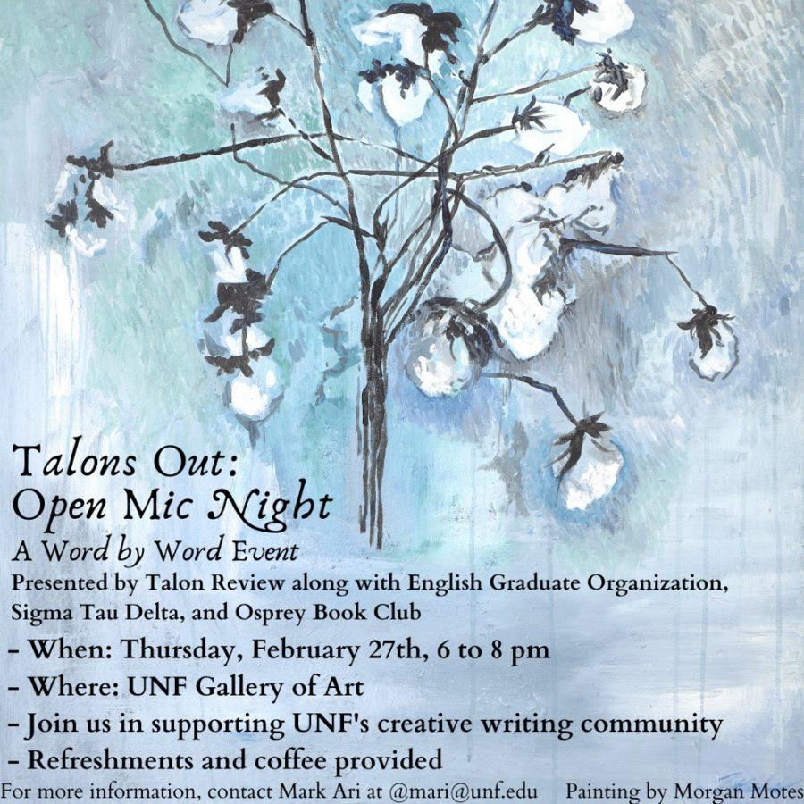 The Talon Review presents Open Mic Night