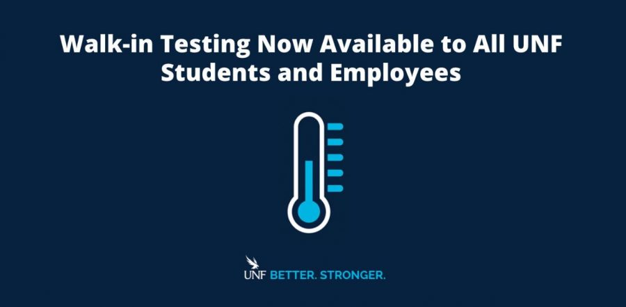 Free walk-in testing available for UNF students