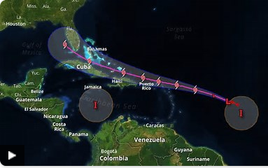 Tropical Depression 13 is headed towards Florida and may progress into a Hurricane