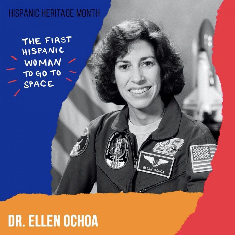 Dr. Ellen Ochoa was the first Hispanic woman to go to space.