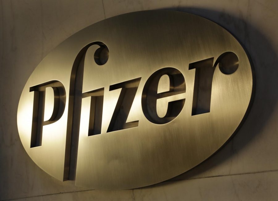 FILE+-+In+this+Monday%2C+Nov.+23%2C+2015%2C+file+photo%2C+the+Pfizer+logo+is+displayed+at+world+headquarters+in+New+York.+On+Monday%2C+Nov.+9%2C+2020%2C+Pfizer+said+an+early+peek+at+its+vaccine+data+suggests+the+shots+may+be+90%25+effective+at+preventing+COVID-19.+%28AP+Photo%2FMark+Lennihan%2C+File%29