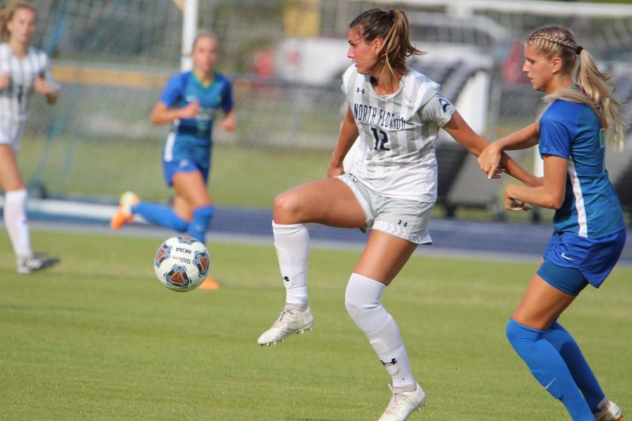 Women’s soccer improved to 7-0-0 with a road win against JU on Saturday night.