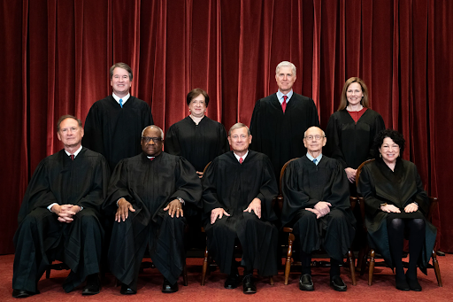 Image of the 2021 United States Supreme Court Justices.