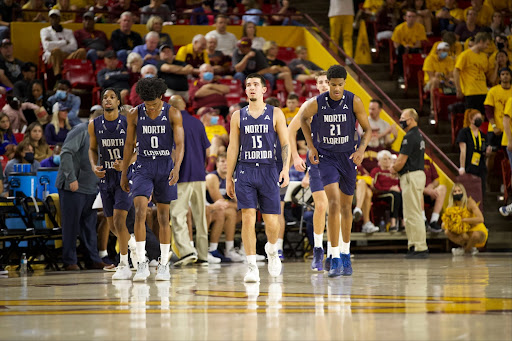Placer and the Ospreys during the first half of Monday’s game against Arizona State. (Photo by Jeremiah Wilson)