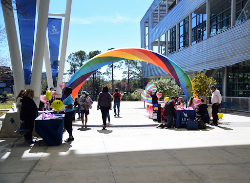 The LGBT Center hosted their Love Fest event in the Student Union to celebrate “all forms of love,” according to center Director Manny Velásquez-Paredes in Jacksonville, Florida, Monday, Feb. 14.