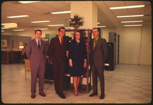 Jim Haywood (Left), Roy Lassiter (Center Left), B.J. Brown (Center Right), and Thomas Carpenter (Right), circa 1969, courtesy of UNF Digital Commons.