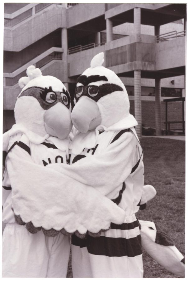 Harriet and Ozzie embrace each other, photo courtesy of UNF Digital Commons