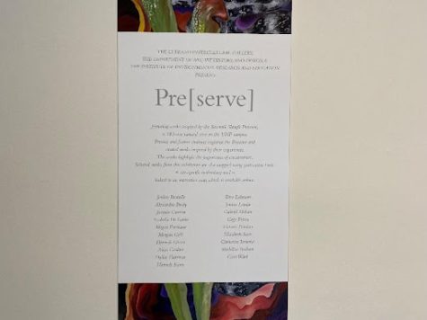 “Pre[serve]” poster.
