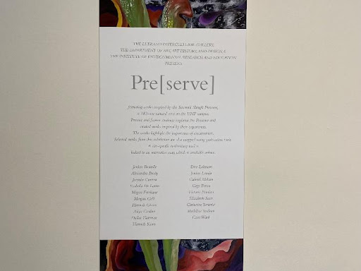 “Pre[serve]” poster.