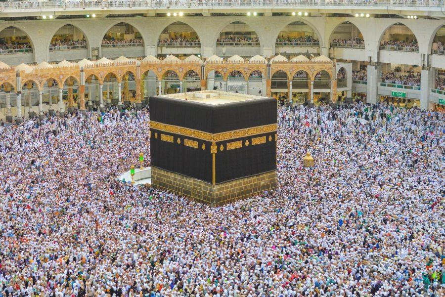 The Kaaba is located inside the Masjidil Haram (also known as the Grand Mosque) in Mecca, Saudi Arabia. It is a requirement for Muslims who are performing the pilgrimage (Hajj or Umrah) to visit and perform the ‘tawaf’ around it. The 5 daily prayers are also performed in the area. Muslims around the world also pray facing the direction of Kaaba.