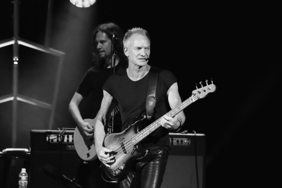 Seventeen-time Grammy award winner Sting took the stage on his tour called Sting My Song