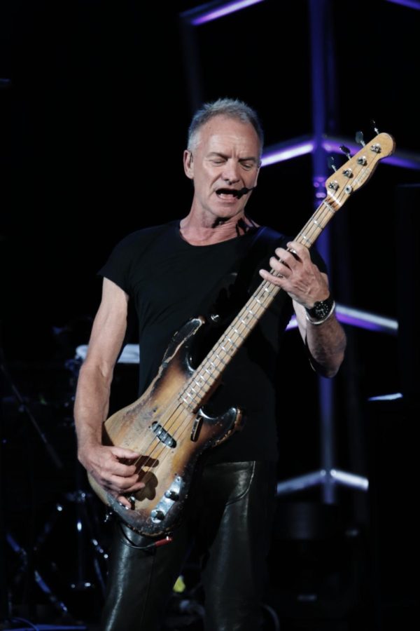 Seventeen-time Grammy award winner Sting took the stage on his tour called Sting My Song
