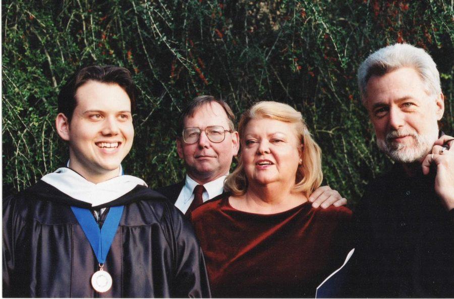 Ash Faulkner at his graduation in 2003