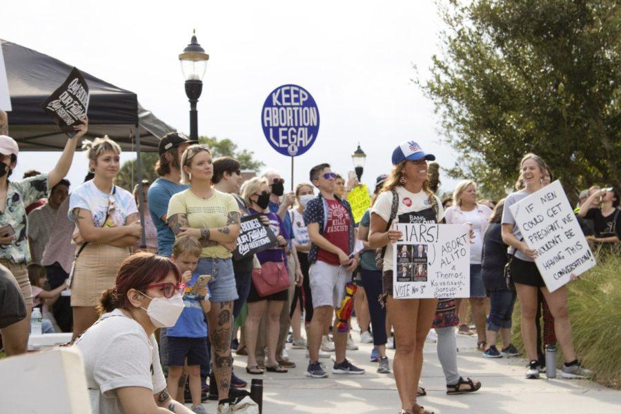 People of all ages came to protest for abortion rights on Friday, June 24, 2022. 
