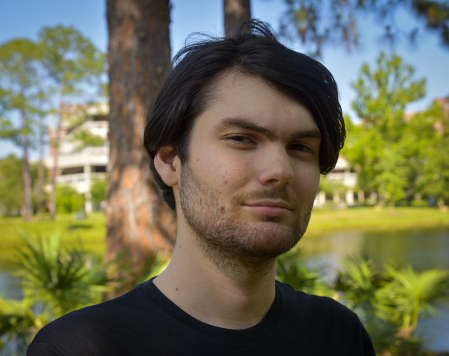 Kevin Luhrs stands at UNF