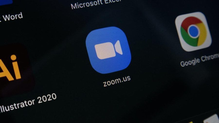 Zoom icon on an Apple device