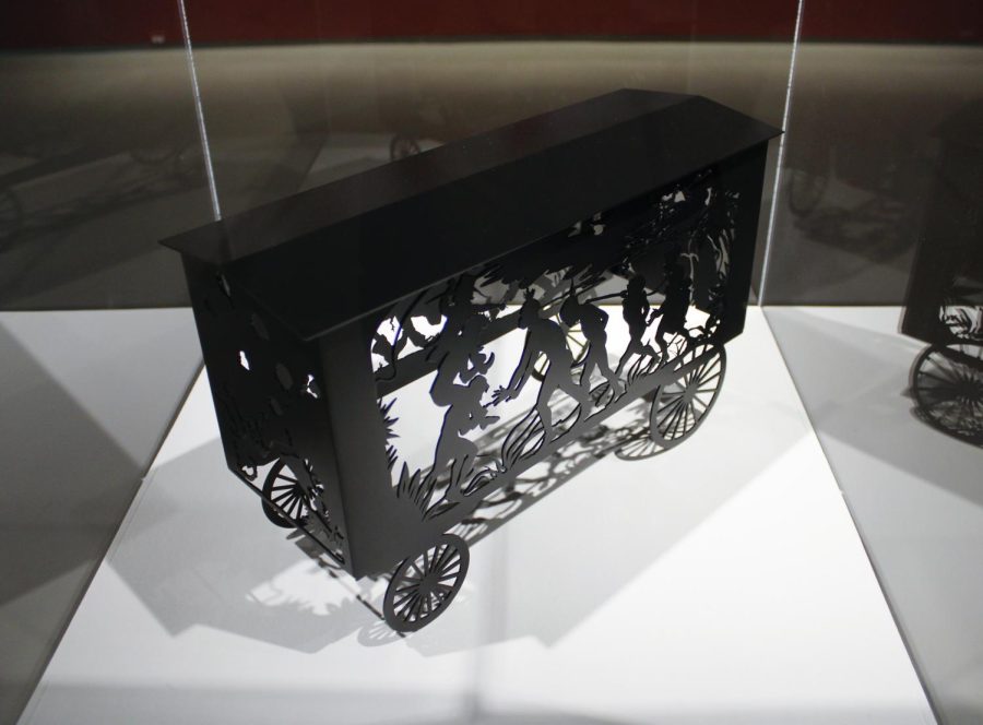 A Kara Walker piece at the Museum of Contemporary Art (MOCA). 
