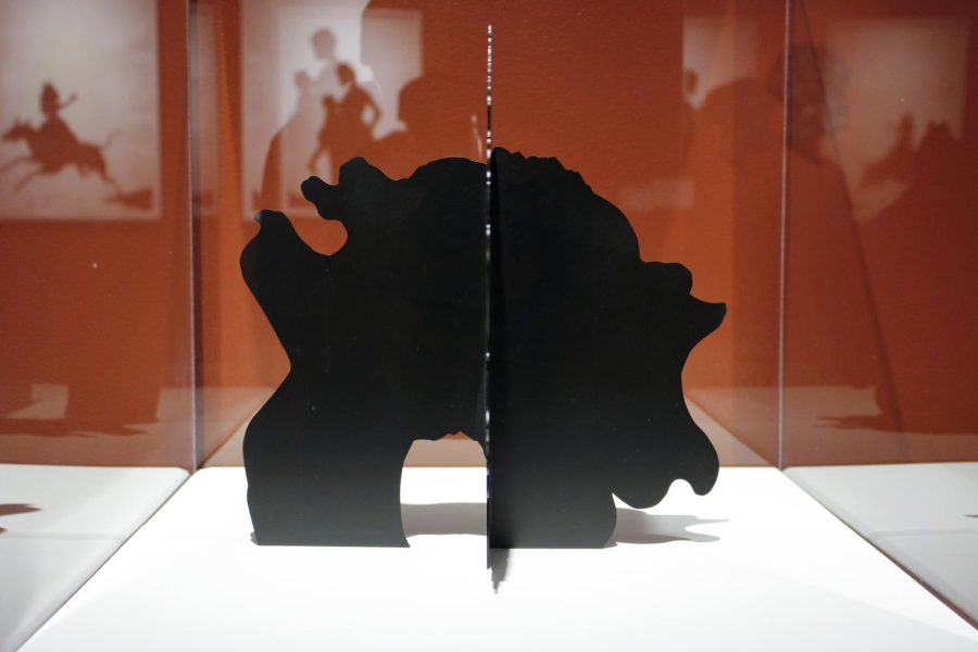 A Kara Walker silhouette piece at the Museum of Contemporary Art (MOCA). 