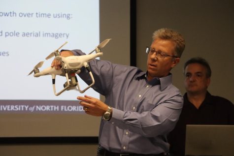 Baynard shows off drone
