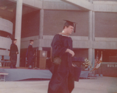 Timothy Bell at his Graduation