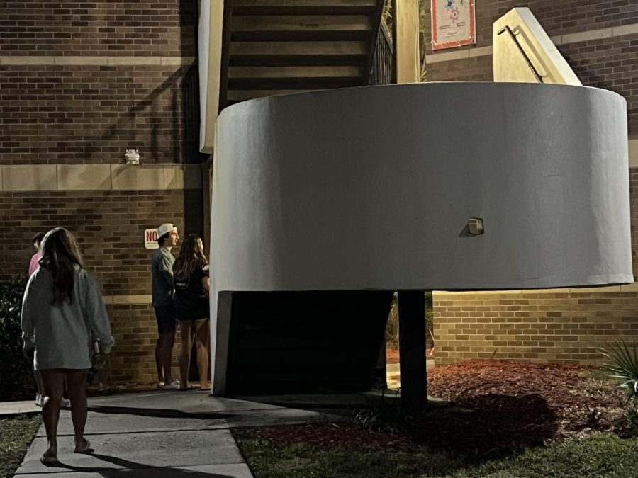 Students outside
