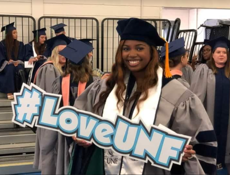  Leftwich at her graduation, receiving her Doctorate in Clinical Nutrition, photo courtesy of Jamisha Leftwich