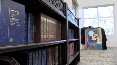 Religious texts sit inside a prayer space at the Tabacinic Campus for Jewish Life at UNF.