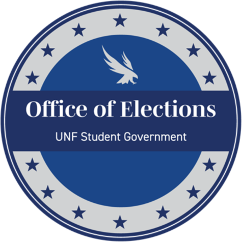 The logo of UNF Student Government's Office of Elections.