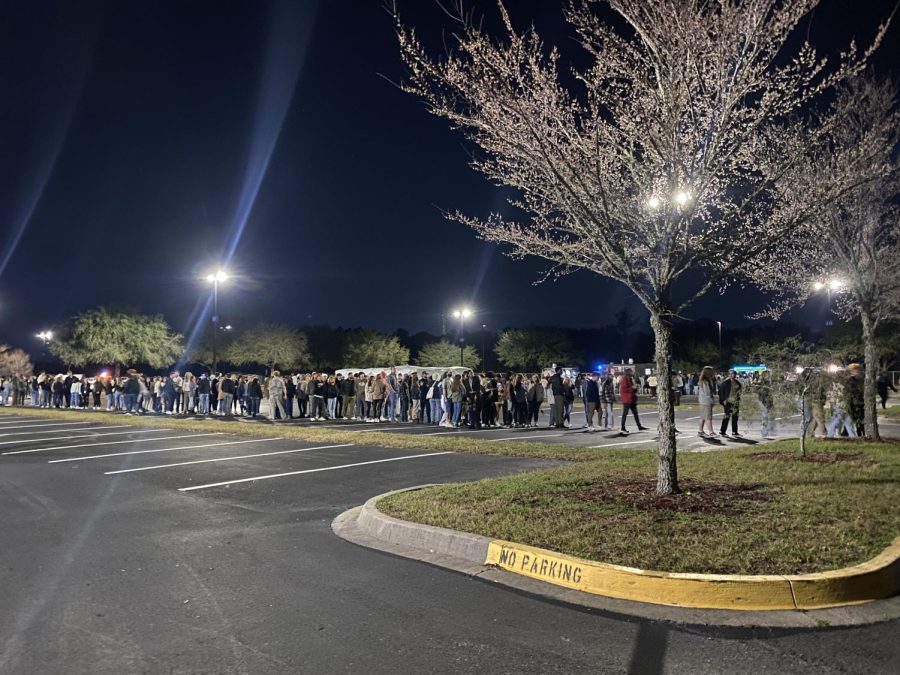 The line for the porta potties at Ozfestival this year.