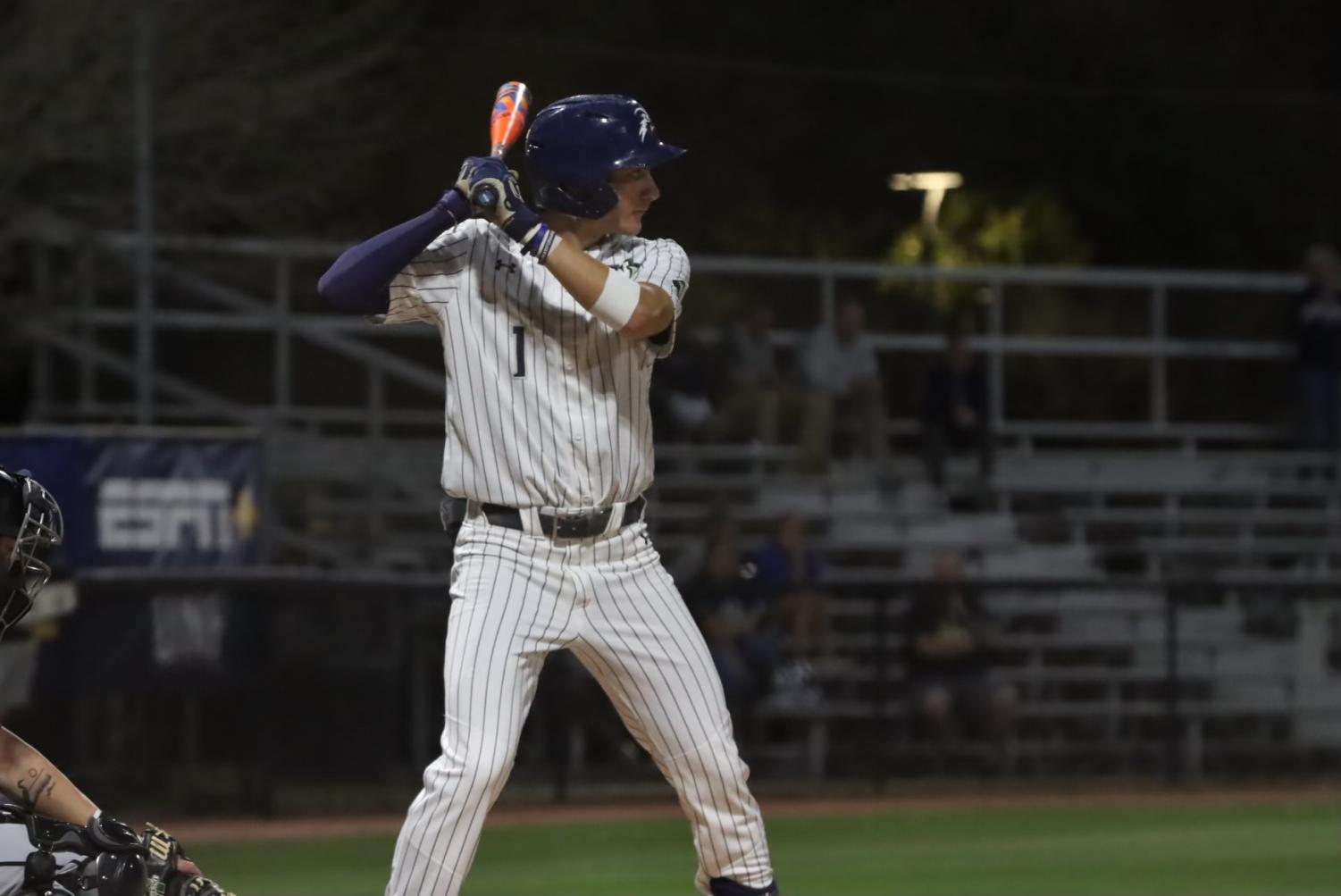 Alex Lodise at bat