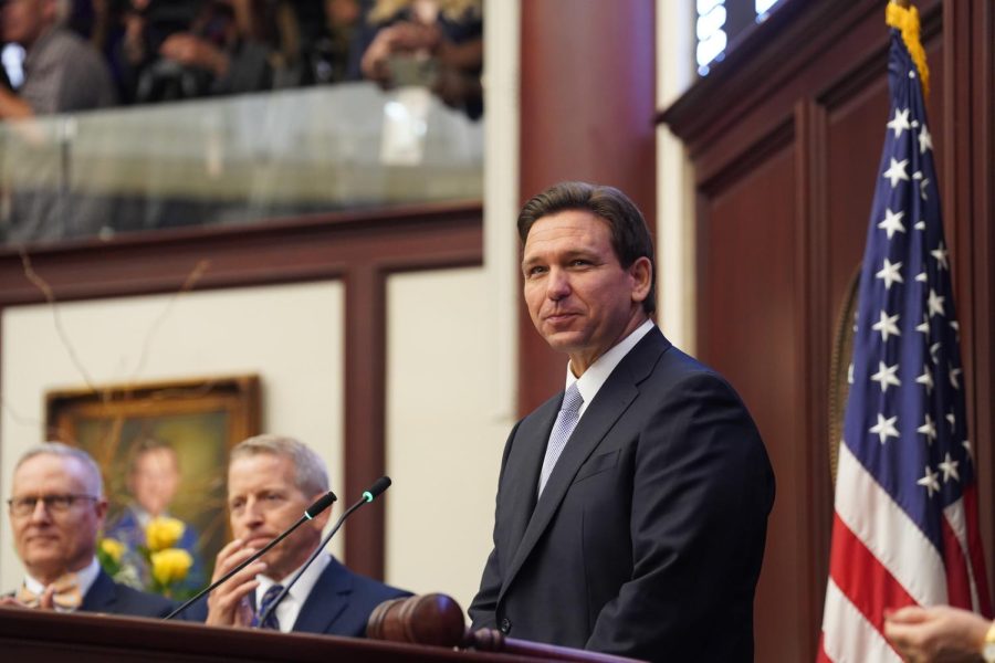 DeSantis delivered his state of the state on March 7, 2023 to open the Florida legislative session. 