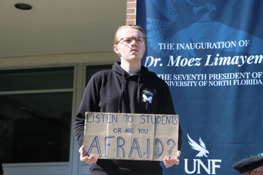 Student protester