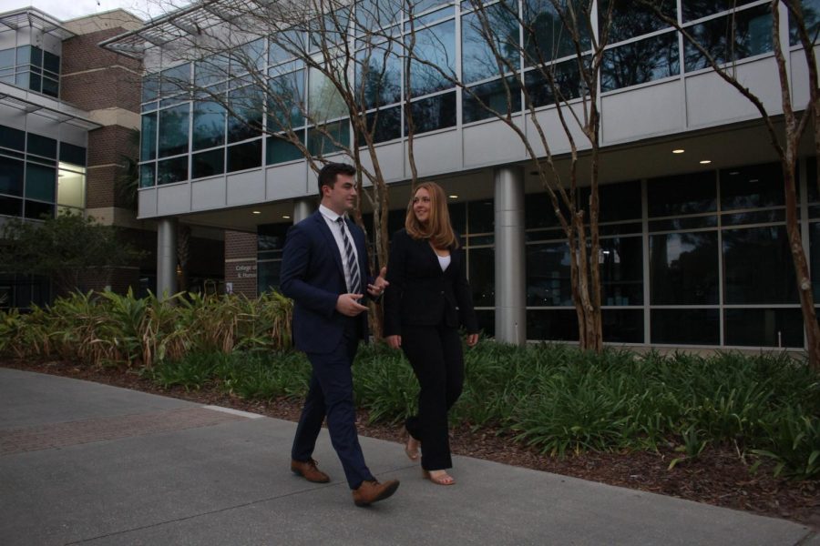 Newly sworn-in Student Body President John Grosso and Student Body Vice President Emily Sullivan. (Courtesy of John Grosso)