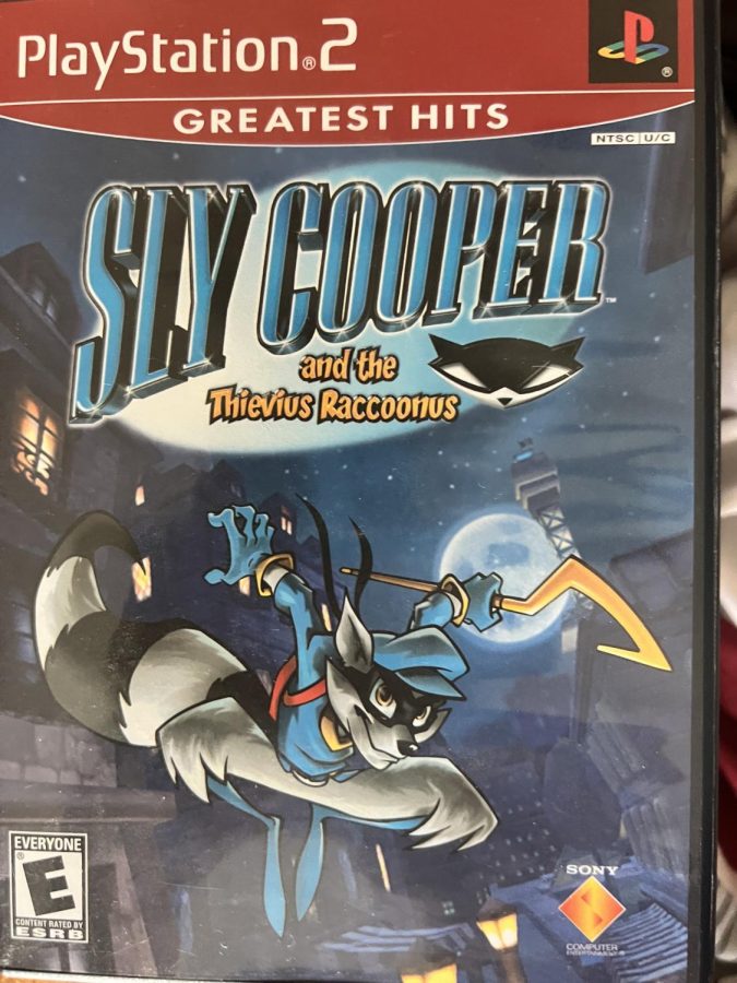 The cover of Sly Cooper and the Thevious Raccoonus.