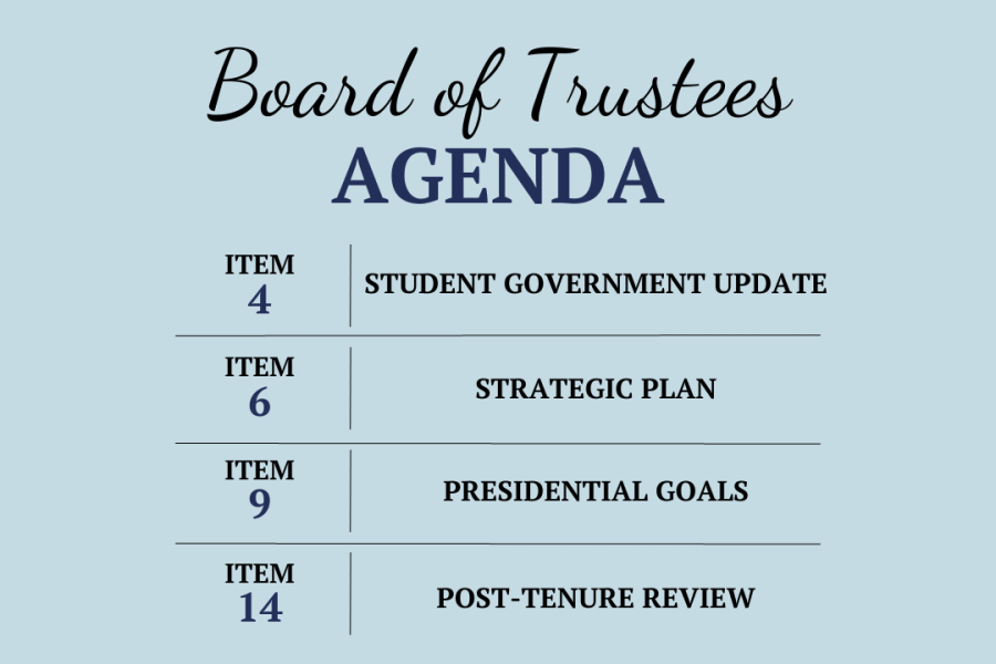 A few of the items on the Board of Trustees agenda for Thursday, June 15, 2023.