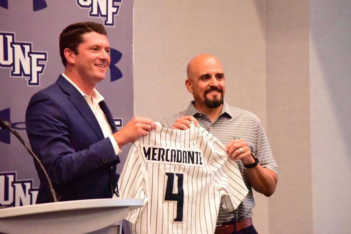 UNF baseball coach Joe Mercadante is entering his second season with the Ospreys. 