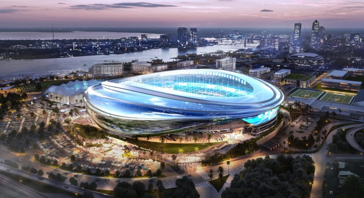 The team released renderings for the Stadium of the Future in June. (Courtesy of the Jacksonville Jaguars)