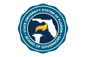 The Florida Board of Governors oversees all of the state's 12 public universities, including the University of North Florida. (Logo courtesy of the Florida BOG)