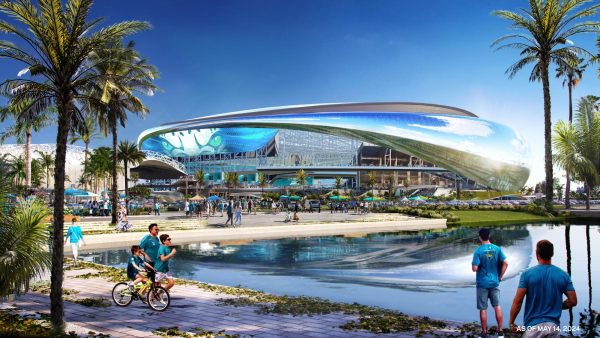 Rendering of the new Jaguars stadium (Photo courtesy of the City of Jacksonville)