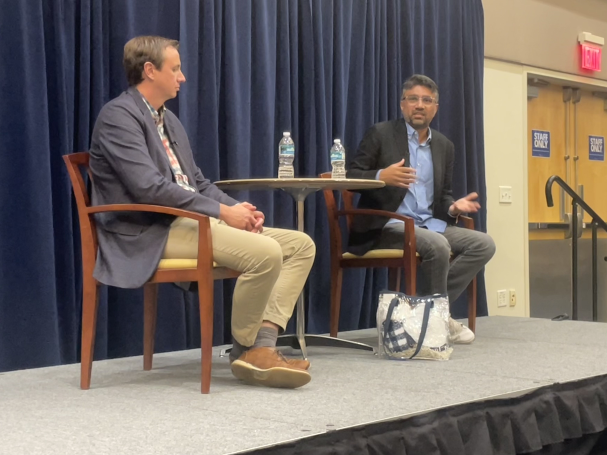 Former Tesla senior director discusses environmental and political issues in panel discussion