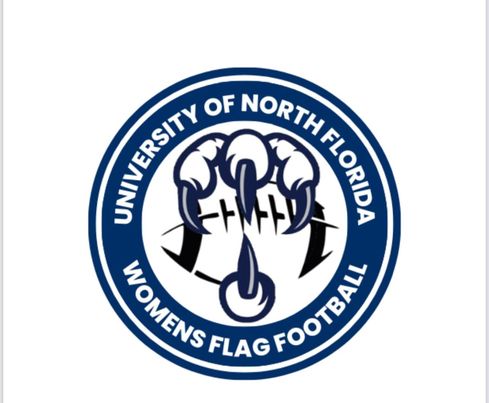 UNF Women's Club Flag Football Logo