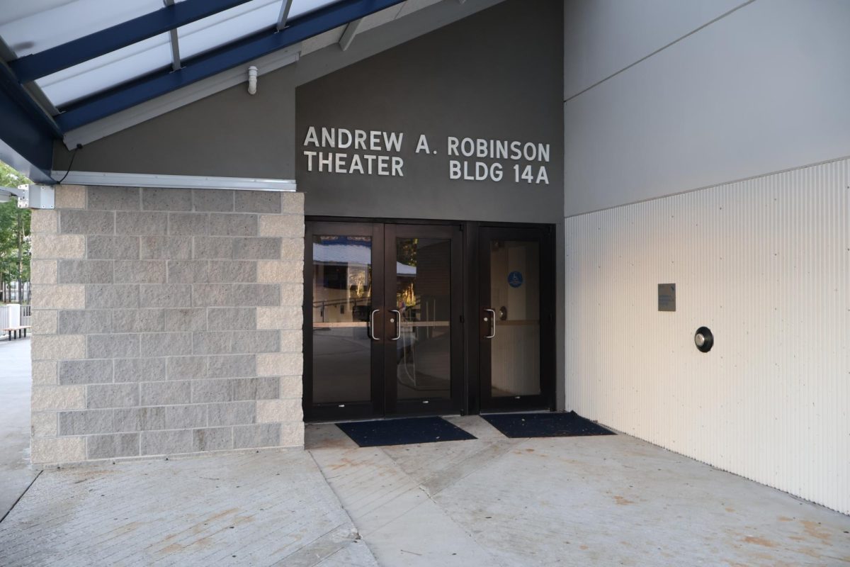 The Andrew A. Robinson Theater, Bldg. 14A, where the UNF Student Government will host Osprey Feud this evening.