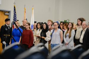 Forty-nine immigrants become official citizens of the United States at UNF’s naturalization ceremony. Photo courtesy of UNF.